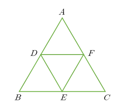 وسط ضلع‌های مثلث و «دیگر هیچ»